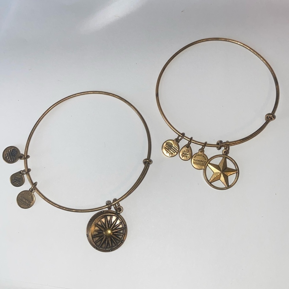 Alex and Ani Jewelry Set of Bracelets Star Celestial Cosmic Balance